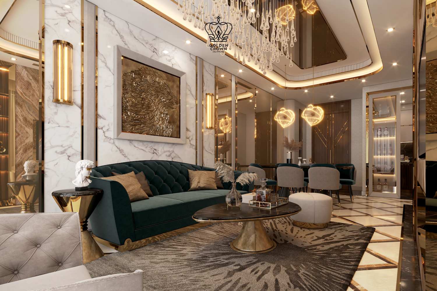 SỰ KIỆN KHAI TRƯƠNG CĂN HỘ MẪU ĐẾ VƯƠNG - GOLDEN CROWN HAI PHONG